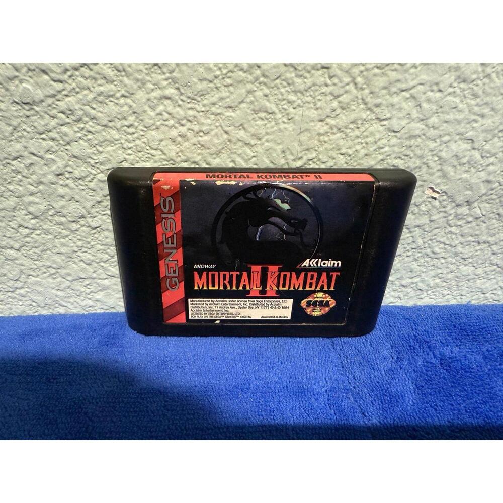 Mortal Kombat II  2 (Sega Genesis, 1994) *CARTRIDGE ONLY* Tested